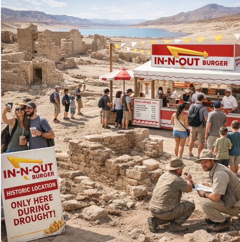 Drought Exposes Lost City and Reveals Opportunity for Capitalism