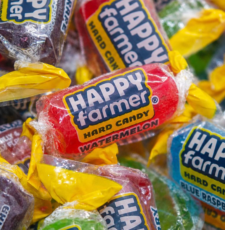 Jolly Rancher candy with new logo