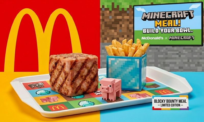McDonalds Minecraft Meal