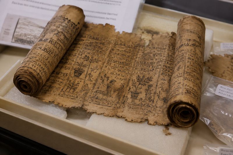 Pagan scroll describing a mother's day ritual