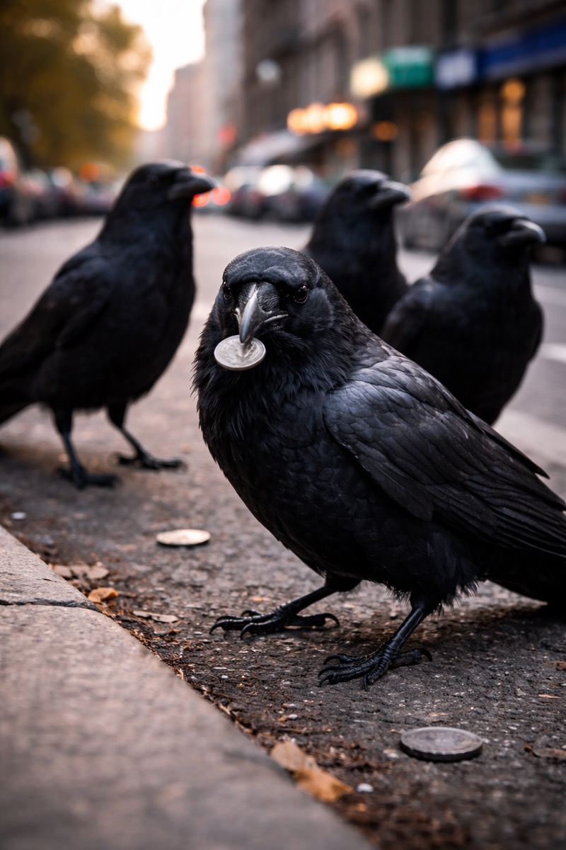 Neighborhood Crows Have a Group Chat, And You're The Topic